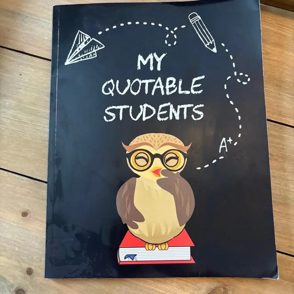 Teacher Journal Collectable Student Quote Book